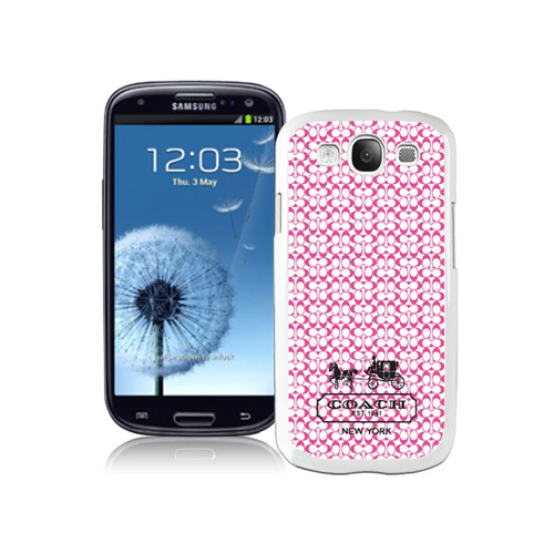 Coach In Confetti Signature Pink Samsung Galaxy S3 9300 BGG | Women - Click Image to Close